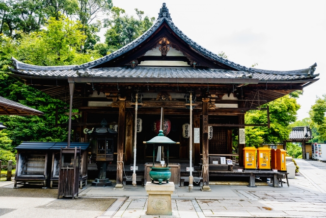 Fudō-dō Hall dedicated to Fudō Myōō at Kinkaku-ji