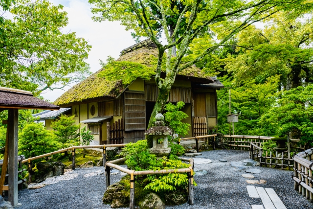 Sekka-tei tea house in the gardens of Kinkaku-ji