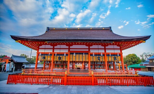 Outer Worship Hall at Fushimi Inari Taisha