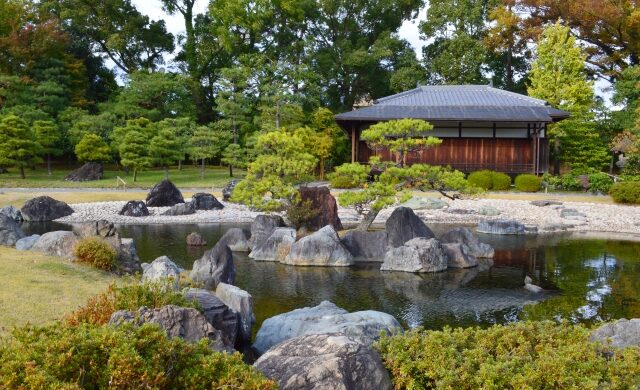 Seiryuen Garden at Nijo Castle in Kyoto