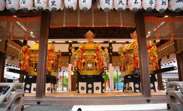Sacred Mikoshi at Yasaka Shrine