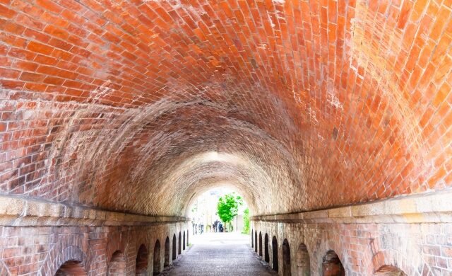 Nejiri Manpo brick tunnel near Nanzen-ji Temple in Kyoto